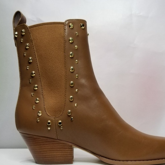 Michael Kors Women's Kinlee Astor Studded Leather Ankle Boot Size 10  NWT - Picture 3 of 9